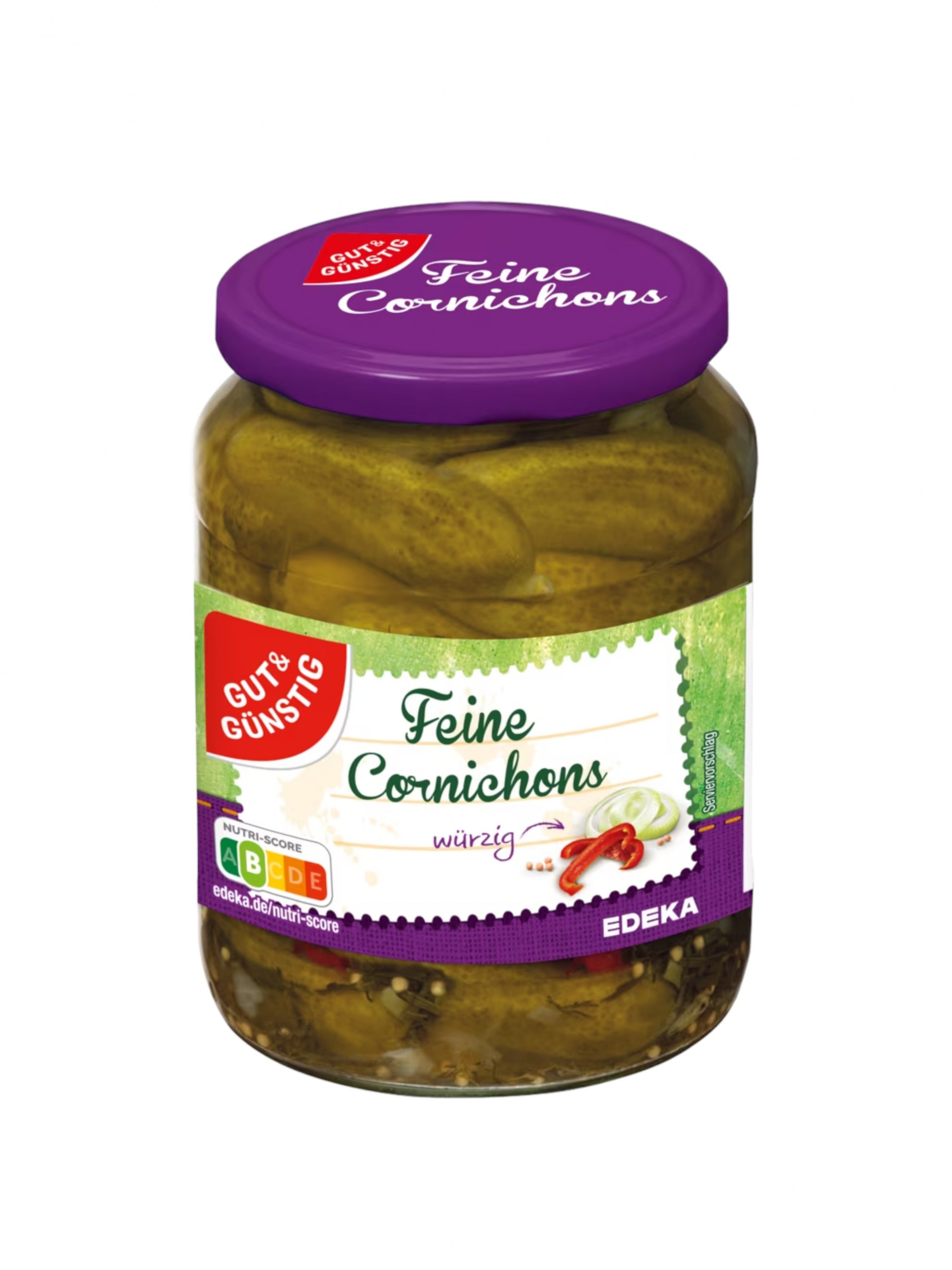 Castraveti murati cornichon 670g | Kurt German Market