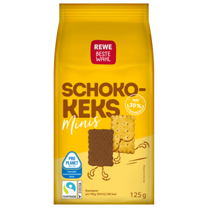 Biscuiti cu cioco Rewe 125g