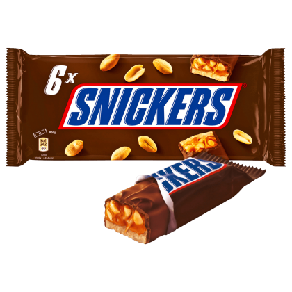 Batoane Snickers 6buc 300g