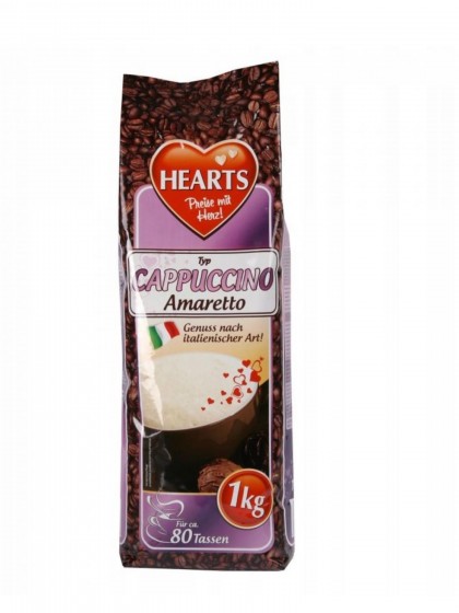 Cappuccino Amaretto Hearts 1kg