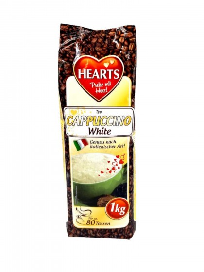 Cappuccino White Hearts 1kg