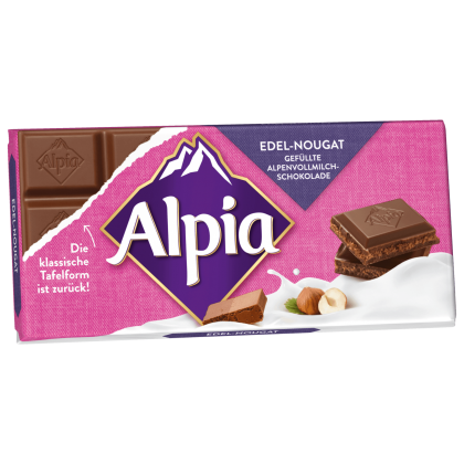 Ciocolata Alpia nougat 100g