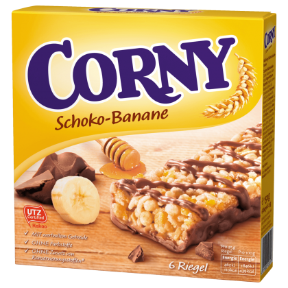 Corni musli 6 batoane schoko banane