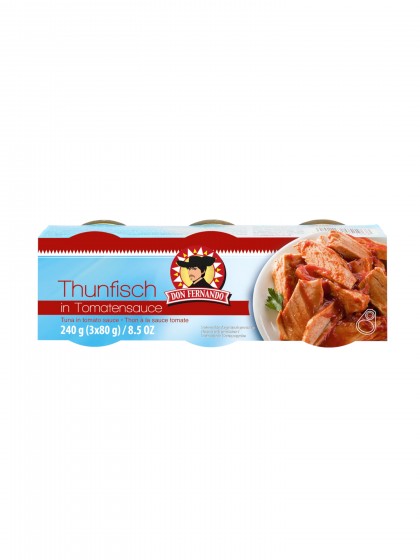 Ton  in sos de rosii 240g (3x80g)