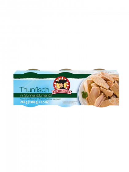 Ton  n ulei de floarea soarelui 240 g (3x80g)