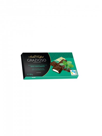 Grazioso ciocolata neagra menta 100g