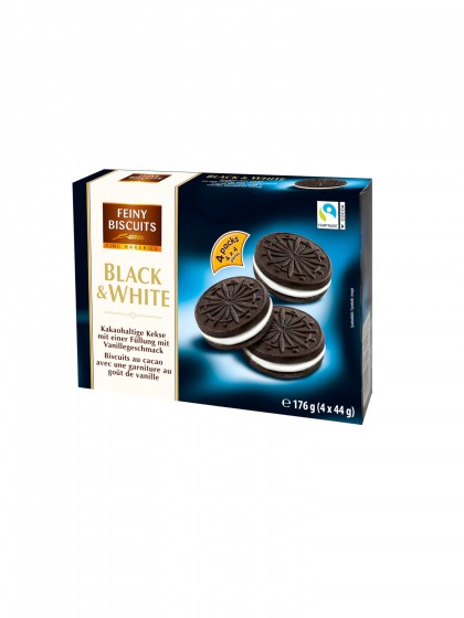 Biscuiti negru   alb 176g