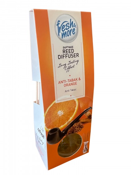 Odorizant camera Fresh Anti Tabac Cedru Orange cu betis 35ml
