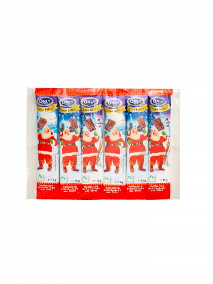Acadele ciocolata lapte craciun 6x15g