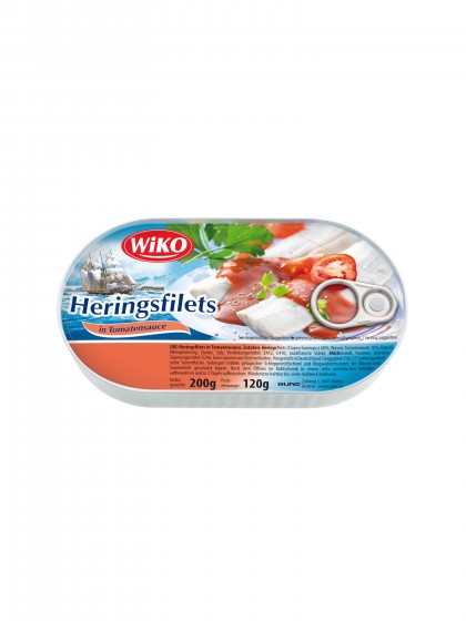 Hering in sos tomat 200g