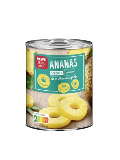 Compot ananas felii Rewe 580ml