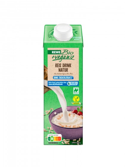 Bautura vegetala Rewe BIO orez 1l