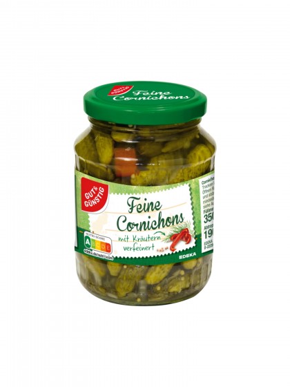 Castraveti cornichon cu ierburi 350g