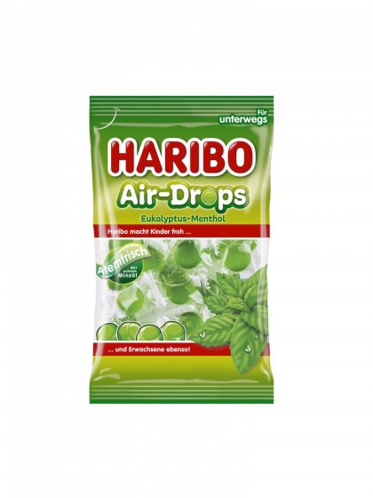 Haribo Air Drops Eukalyptus Mentol 100g