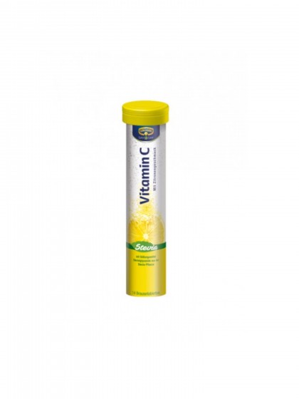 Tablete efervescente Vit C cu Stevia