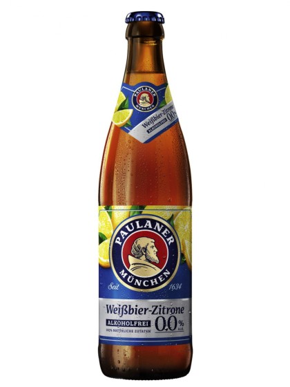 Bere Paulaner Weissbier Zitrone fara alc 500ml