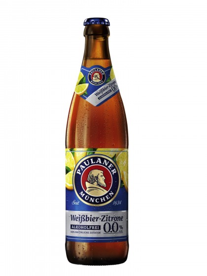 Bere Paulaner Weissbier Zitrone fara alc 500ml