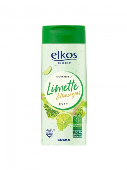 Elkos gel dus Lime Zitronen 300ml