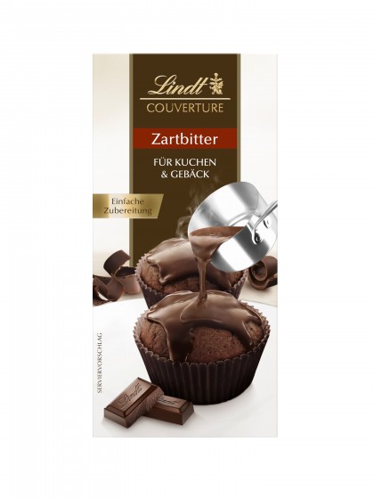 Lindt cuvertura ciocolata amaruie 100g