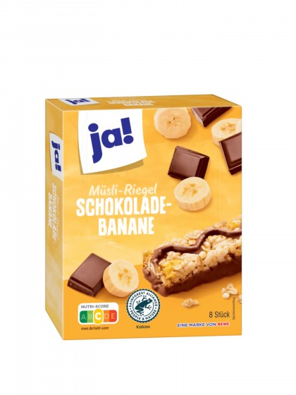 Ja Muesli Schoko banane 8x25g