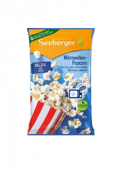 Popcorn micro sare veg Seeberger 90g