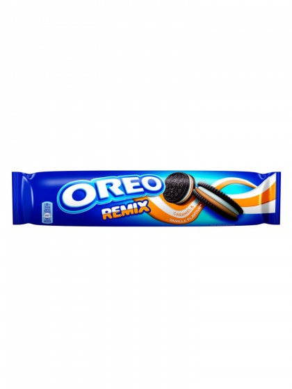 Oreo biscuiti vanilie caramel 157g