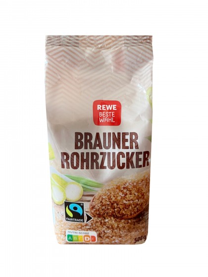 Zahar braunezucker Rewe fairtrade 500g
