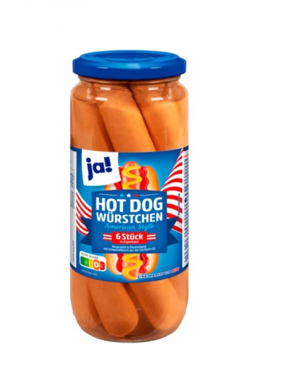 Ja crenvursti Hot Dog 550g