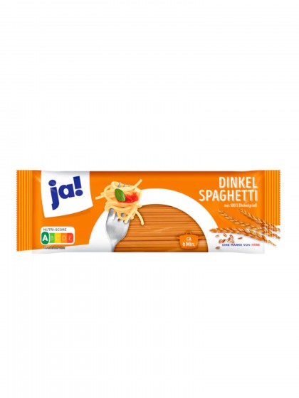 Ja Dinkel spaghetti 500g