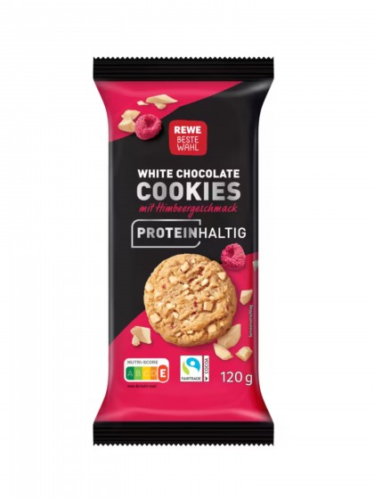 Rewe protein cookie zmeura 120g