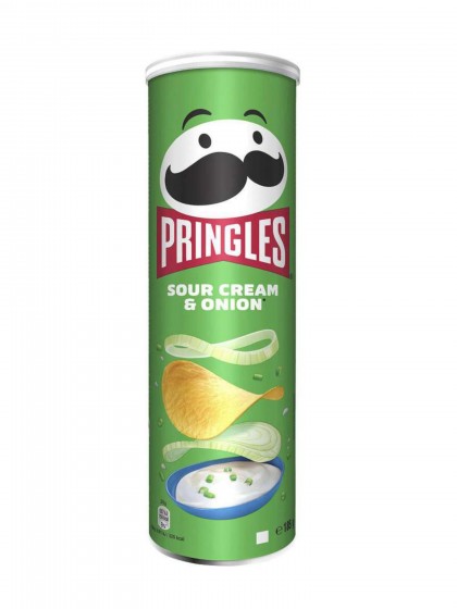 Pringles sour cream onion 185g