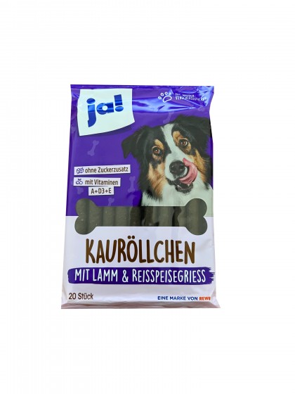 Ja Lamm reiss roellchen 230g
