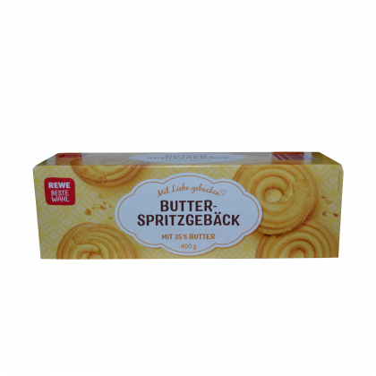 Biscuiti unt Butterspritzgebaeck Rewe 400g
