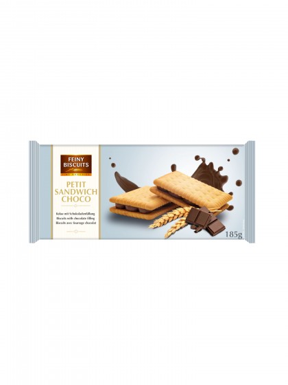Sandwich biscuiti cu crema cioco 185g