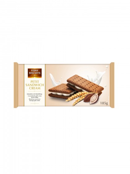 Sandwich biscuiti crema lapte 185g