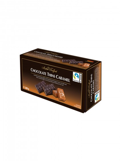 Ciocolata Thins Caramel sarat 200g