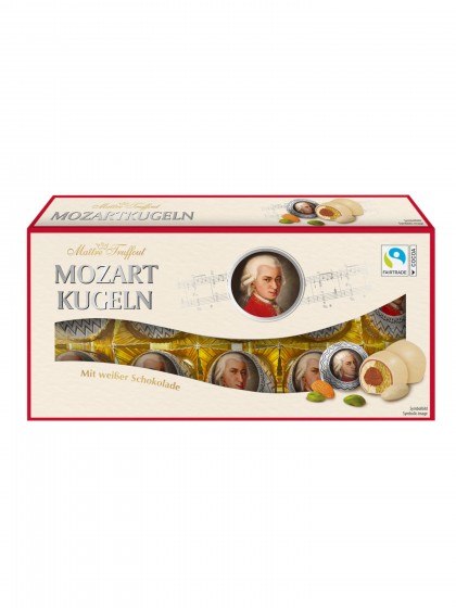 Bile Mozart ciocolata alba 200g