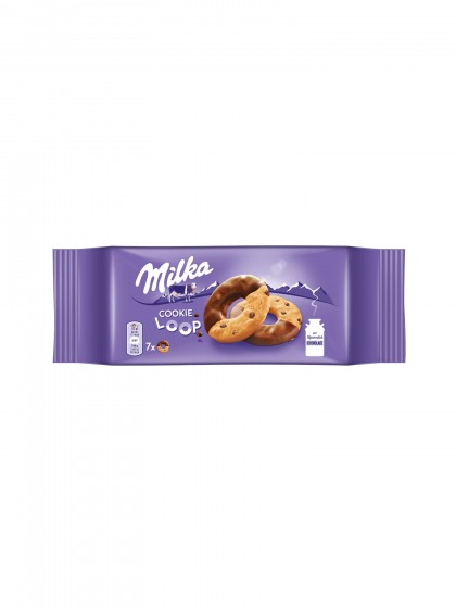 Biscuiti Milka Cookie loop 132g