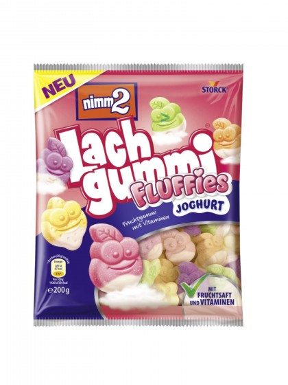 Lachgummi Fluffies Joghurt 200g