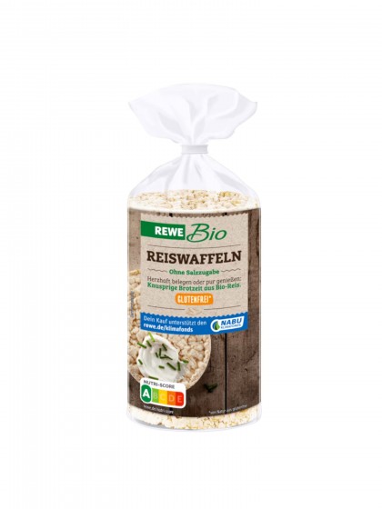 Wafe orez fara adaos sare Bio Rewe 100g