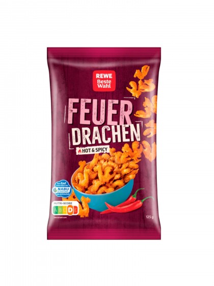 Rewe snacks Feuerdrache 125g