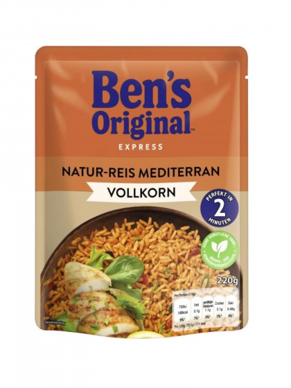 Bens Original orez Expr mediteran 220g
