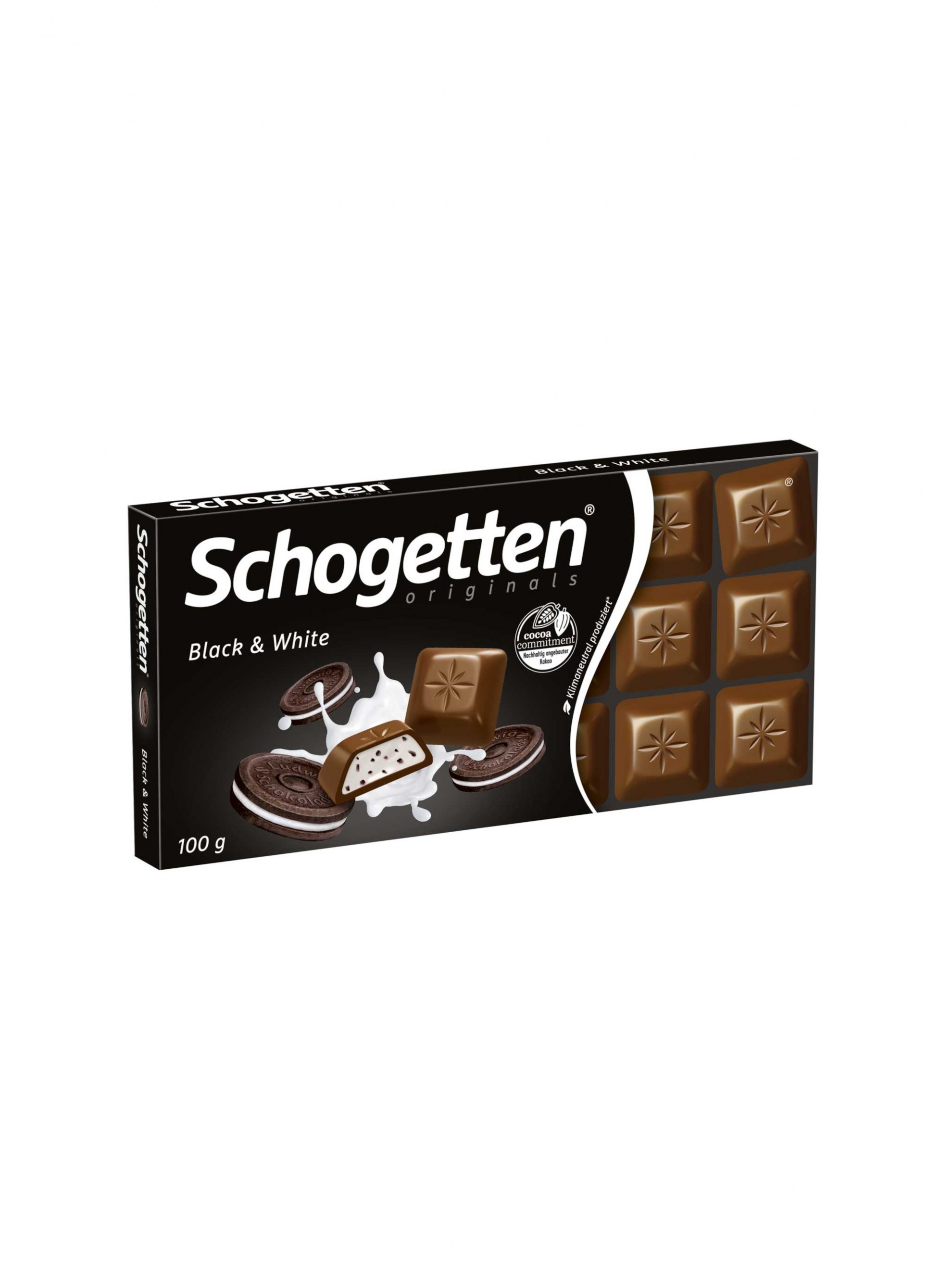 Schogetten ciocolata black white 100g | Kurt German Market