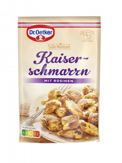 Dr Oetker mix pt clatite cu stafide 165g