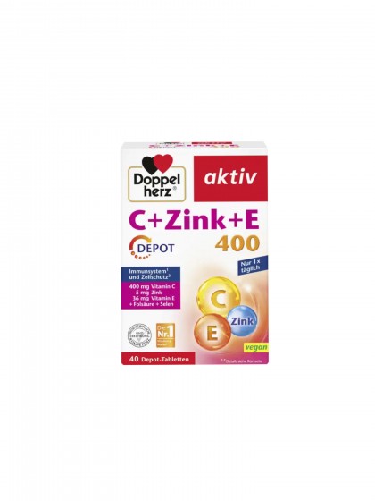 Doppelherz C Zink Vit E 40tabl