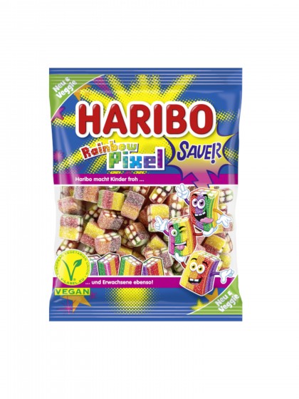 Haribo Rainbow Pixel Veggie 160g