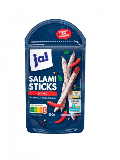 Salami Sticks pikant ja 100g