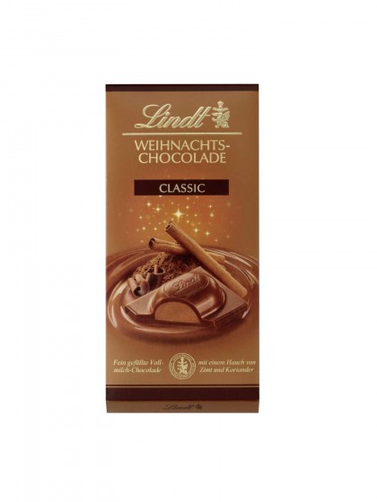 Lindt Weihnachts schocolade 100g