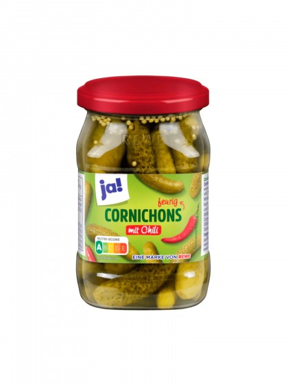 Ja cornichons chili 350g