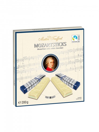 Batoane Mozart ciocolata alba 200g
